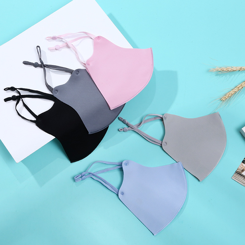 Cold Borneol Mask Ear hanging adjust Star men and women fashion Antibacterial Thin section ventilation three-dimensional Sunscreen Mask