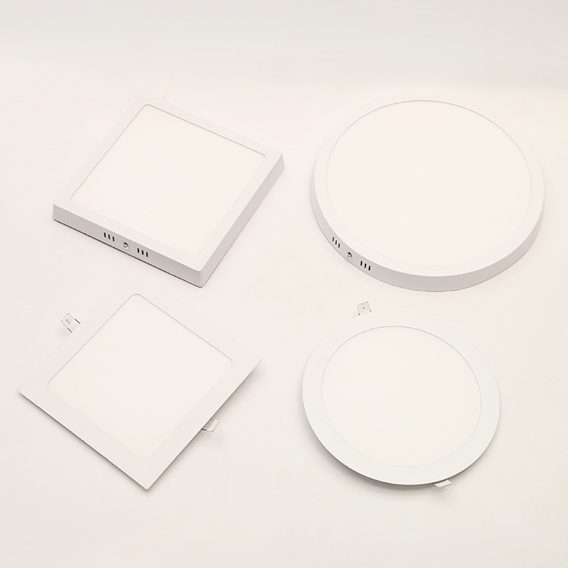 Simple incrustado blanco cálido ultra-Delgado panel de luz 12W18Wled downlight de techo de montaje abierto fundición de aluminio de ventas directas de la fábrica