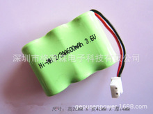 ����懚�Ni-MH2/3AA600mAh3.6V�ɳ��늳ؽM��ĸ�C�o�K�Ԓ늳�