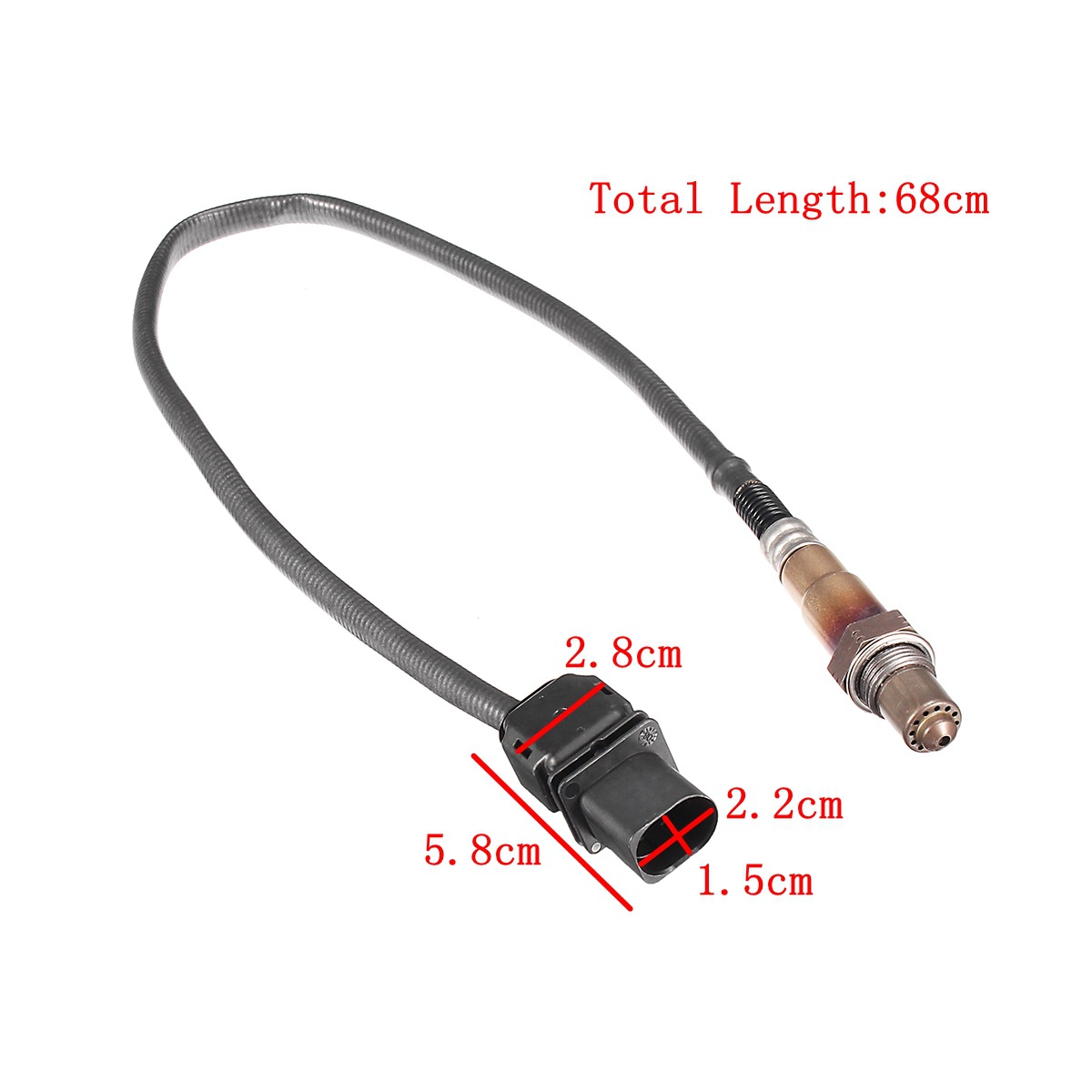 Capteur O2 (sonde Lambda) – Compatible Avec Les Références 1928404687, 0281004026, 504135503, Pour Moteurs Essence/diesel
