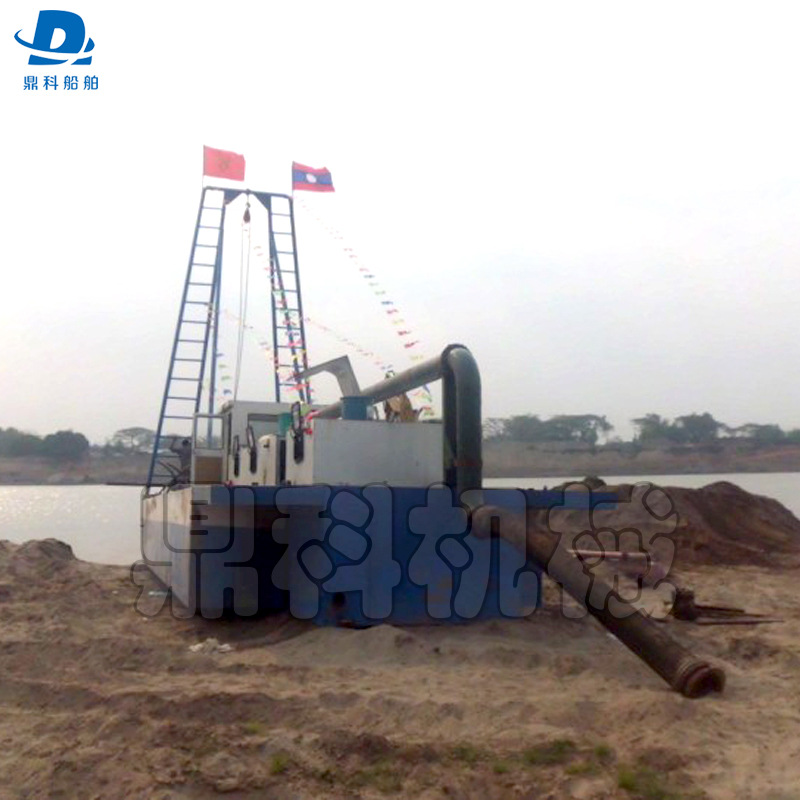 新型二手绞吸式抽沙船出售 微型挖沙设备咨询 简易式抽沙设备价格