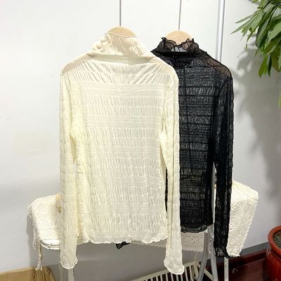 正价批发款 只接一次零买  好品质蕾丝网纱打底衣 2件包邮|ru