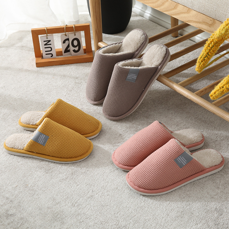 2021 cotton slippers women wholesale thi...