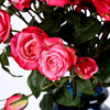 High -simulation flower rose bouquet 6 cold beauty rose home decoration wedding decoration