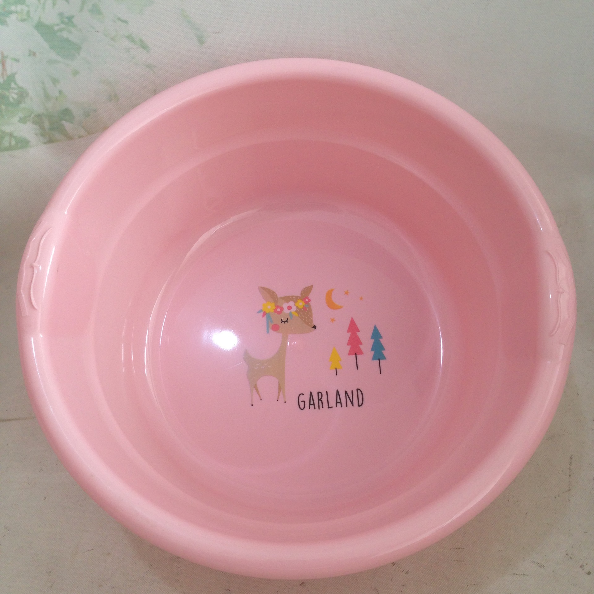 Household binaural plastic basin thickened face wash basin student…