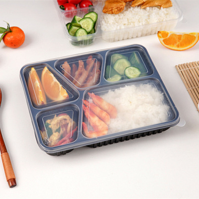 厂家直销 无毒环保一次性餐盒 外卖打包餐具 PP透明餐盒批发|ms