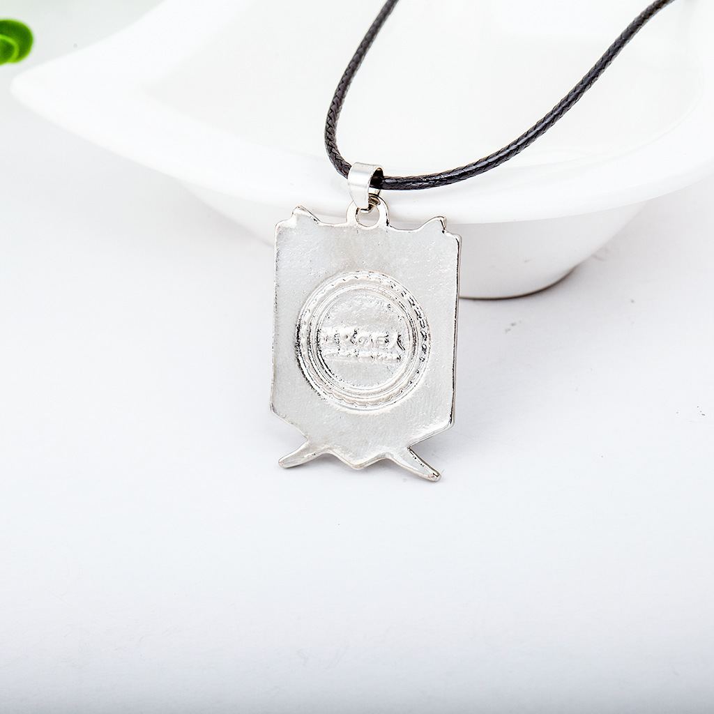 fashion feather simple necklace