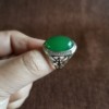 Stone inlay jade, agate ring, wholesale, silver 925 sample