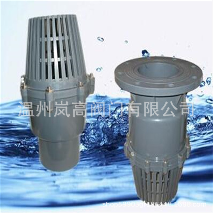 厂家直销 塑料阀门 RPP-10S 升降式底阀 DN25