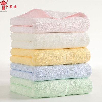 厂家直销中国结竹纤维毛巾 成人家用定制送礼品可印LOGO批发毛巾