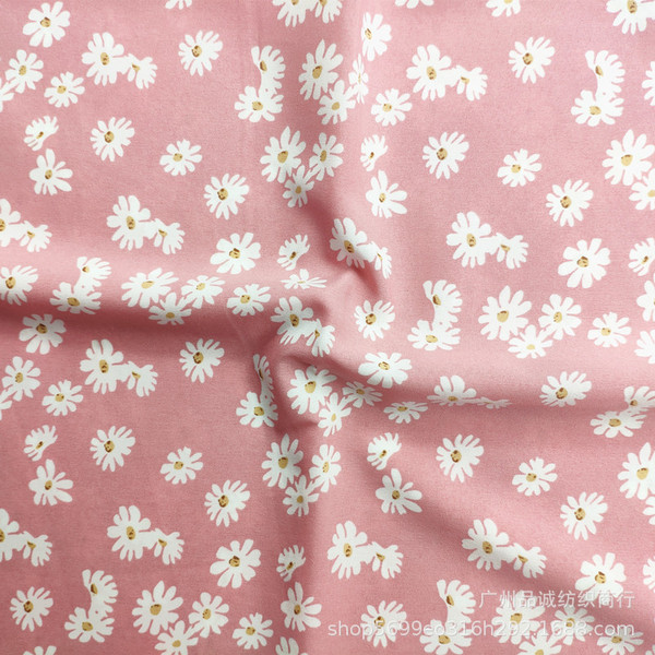 Little daisy chiffon printing 100d on all sides of small…