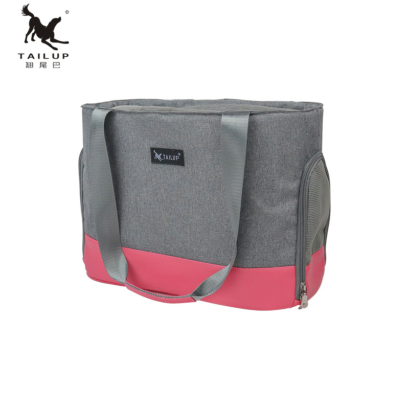 跨境猫狗用品撞色单肩宠物提挎包 猫咪狗狗兔子通用外出箱包厂家