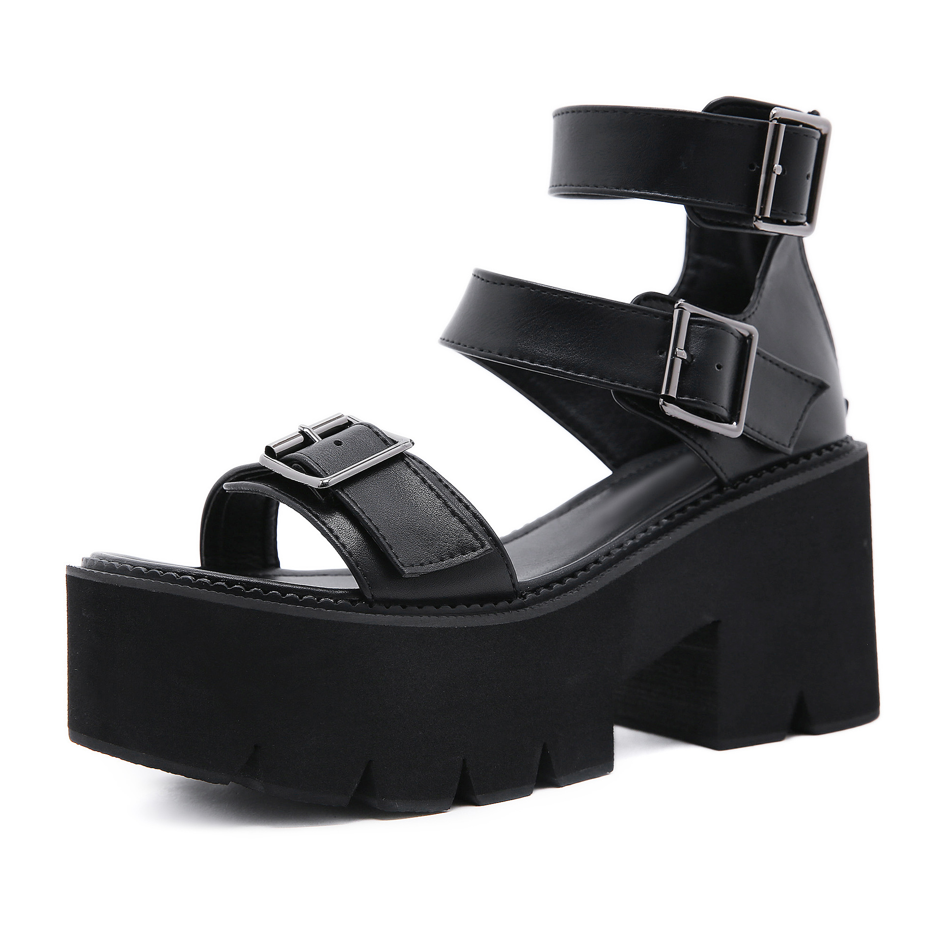 Women's Casual Solid Color Round Toe Fashion Sandals display picture 2