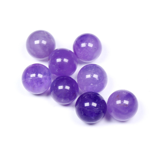 Uruguay natural amethyst ball small particle round beads 13-18mm non-porous DLY jewelry accessories wholesale