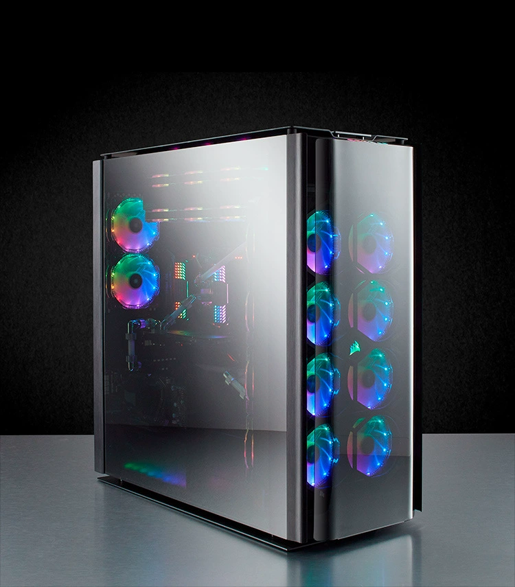 Corsair 1000D с прозрачной боковой панелью, настольный ATX, тихий компьютерный корпус премиум-класса для сборки