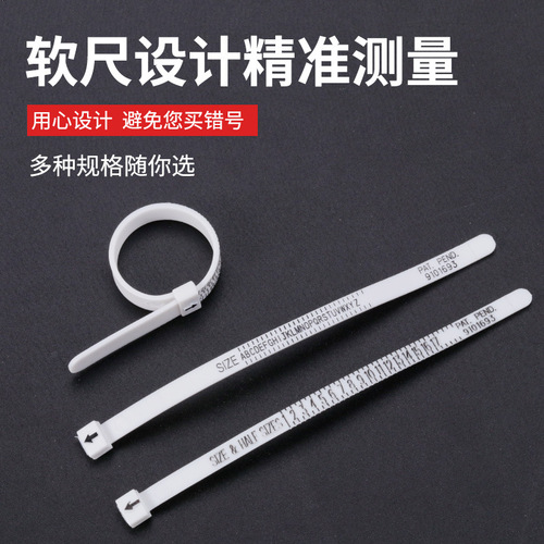 Standard Ring Size Ruler for Hong Kong, US, EU, UK, Japan Measurements Finger Size Measurement Band Ring Soft Tape