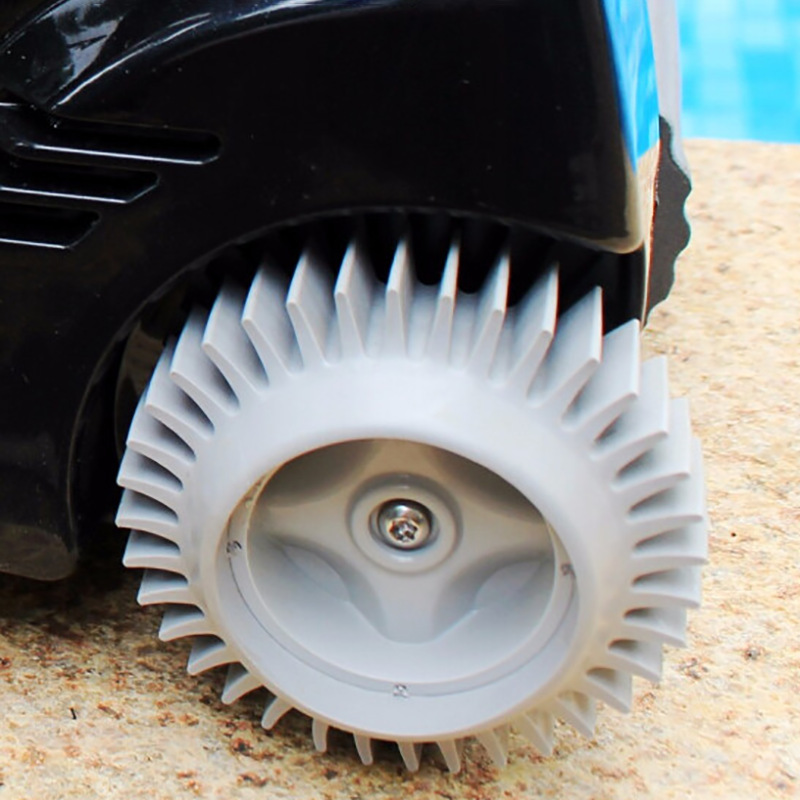 Americano hengwucai tiburón automático piscina de aguas residuales máquina de succión subacuática robot piscina aspiradora de fondo tortuga de agua Pared de escalada mejora