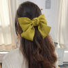 Red hairgrip with bow, brand hair accessory, hairpins, internet celebrity