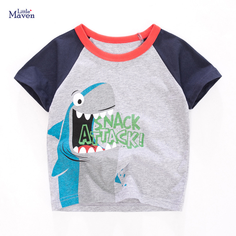 Little maven boys t-shirt European and A...