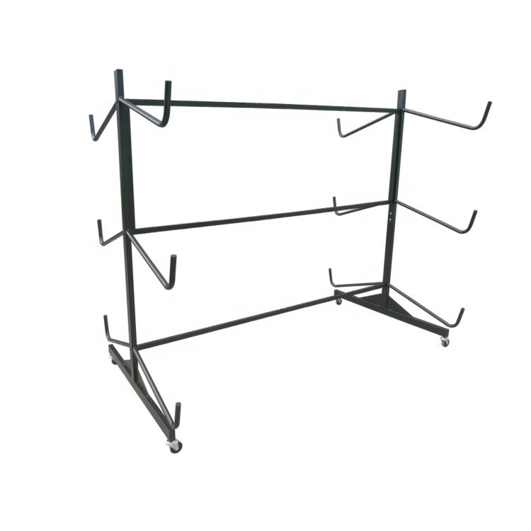 定制批发 金属落地式多层皮划艇收纳展示支架 冲浪板整理摆放架