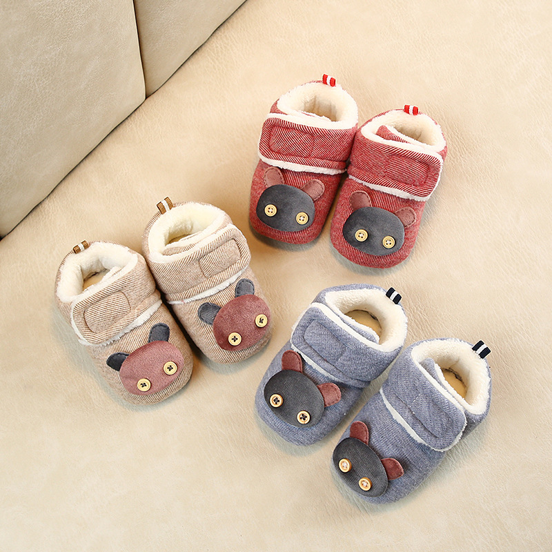 特價清倉 冬季嬰兒加絨保暖棉鞋  羅口鞋 套腳鞋 地板鞋 數量不多