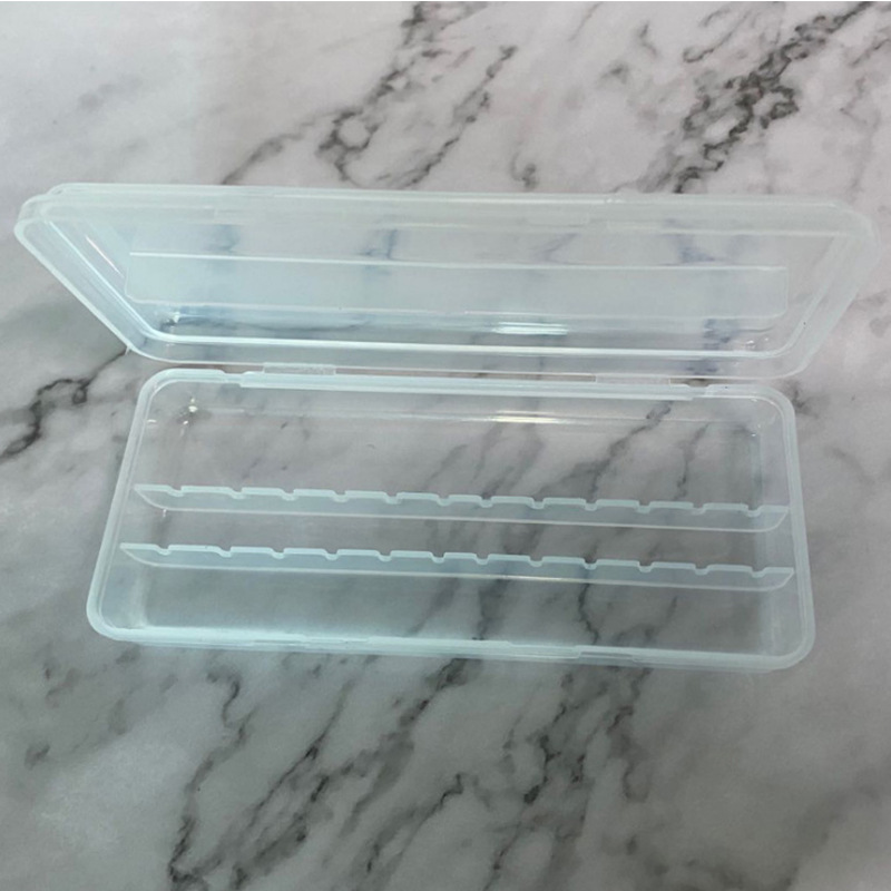 Caja de almacenamiento de cabeza de molienda de uñas transfronteriza Caja de pantalla de cabeza de molienda de 12 rejillas caja de cabeza de molienda de uñas de acero de tungsteno cerámico