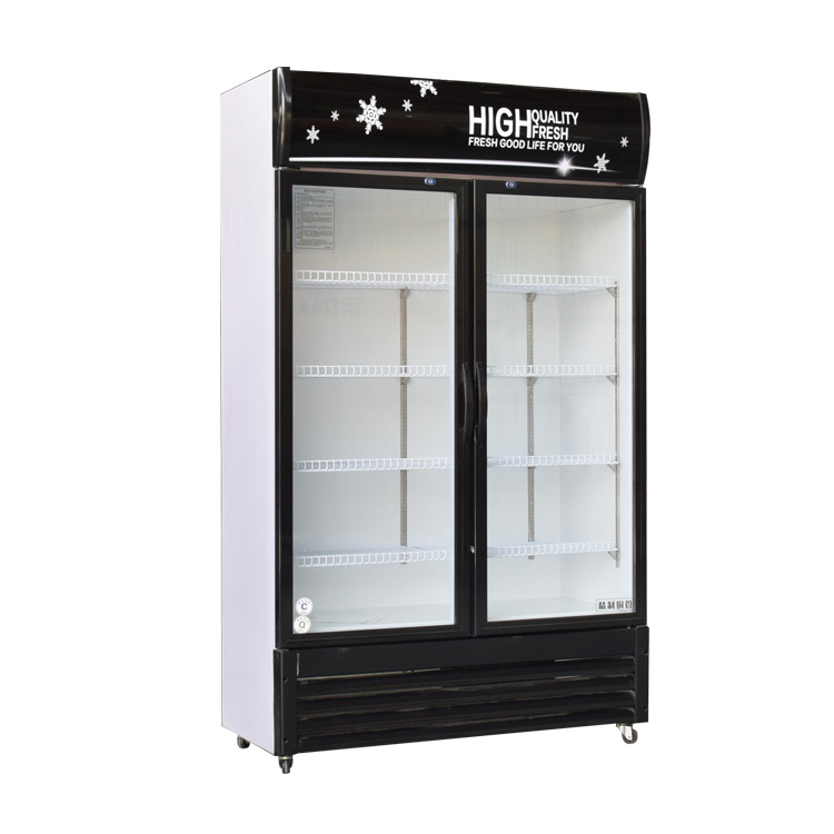 Processing and customization of commercial beverage cabinets, vertical beer beverage glass door refrigerated cabinets, display cabinets, direct sales single and double door cold cabinets 5