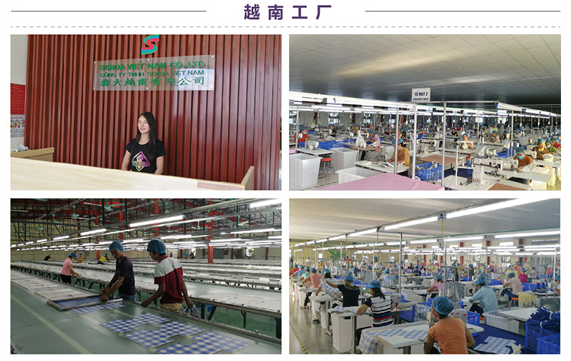 越南工厂箱包手袋源头厂家来图来样定制生产现场