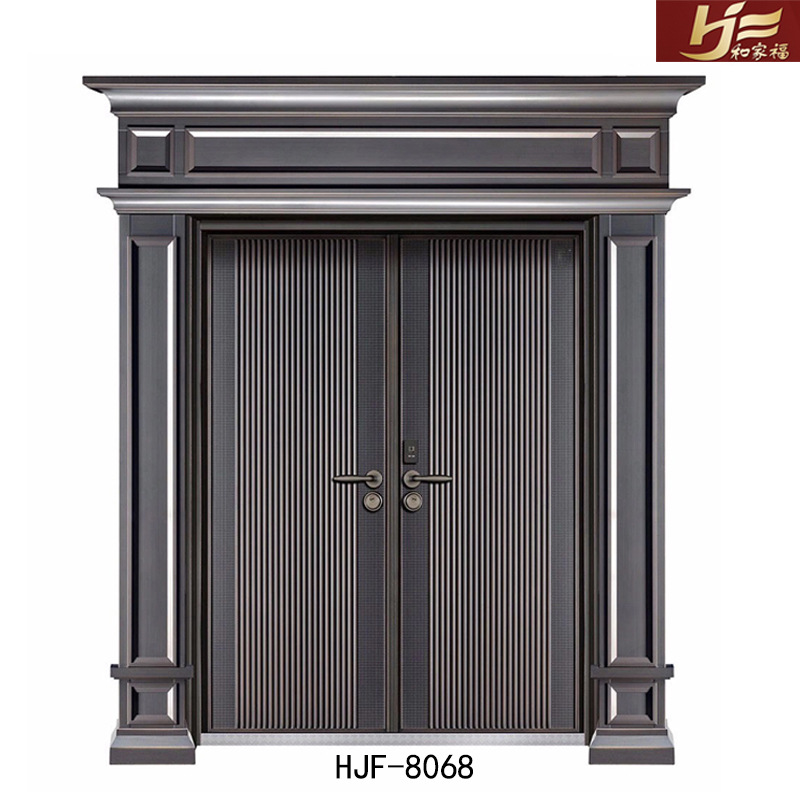 Manufactor Supplying High-end villa gate explosion-proof Aluminum doors Ferroalloy a complete set technology Private Customize