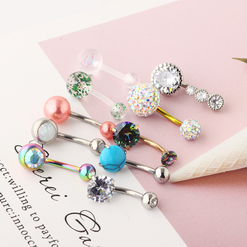 Pointed titanium steel lip stud product view