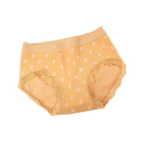 Ladies' Japanese-style cute mid-rise underwear, pure cotton, crotch antibacterial breathable summer thin set cotton triangle underwear for women