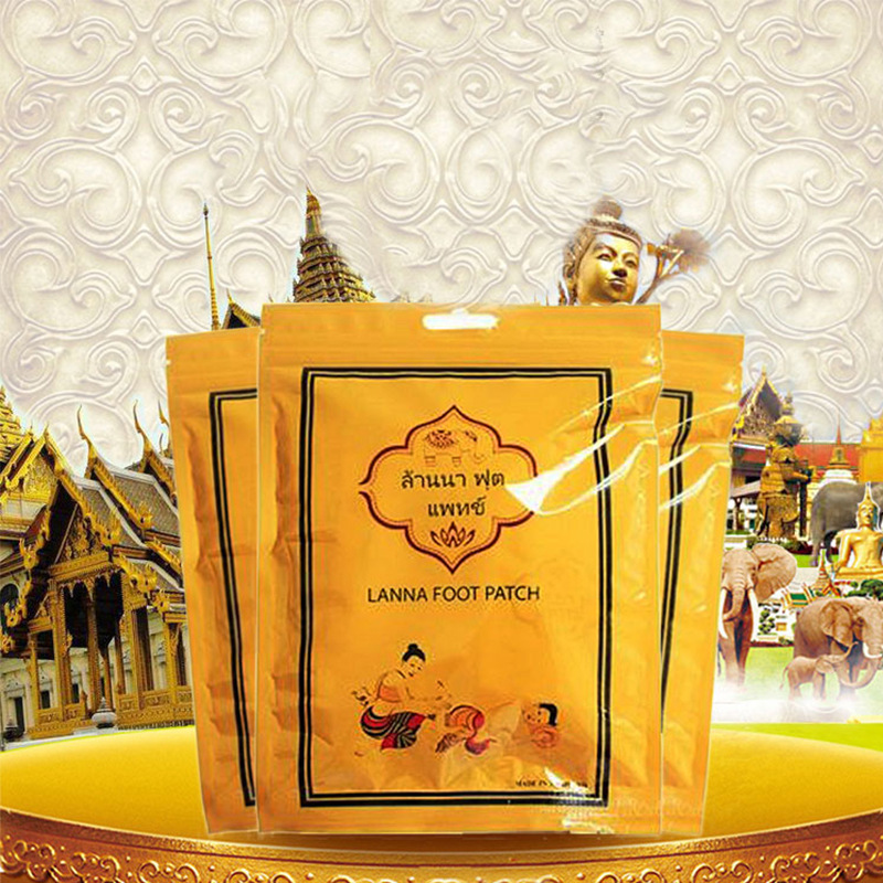 LANNA蘭納足貼祛除濕氣納蘭腳貼 植物配方 男女士睡眠腳貼