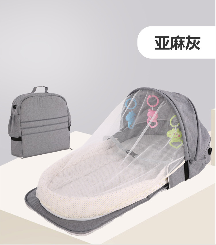 New Crib Newborn Baby Bionic Isolation Bed Anti-mosquito Folding Bed In The Bed Portable Outdoor Travel Bed