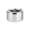 thickening Stainless steel ashtray portable Metal ashtray Office Windbreak Ashtray customized gift LOGO