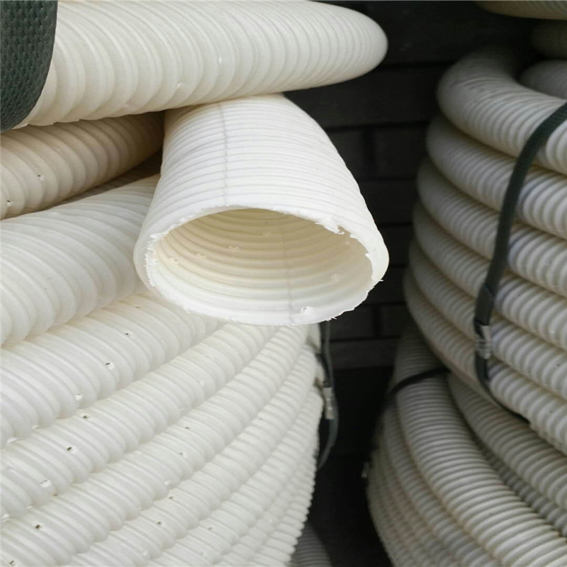 厂家现货批发 PE打孔渗水小波纹管 50单壁（普通）小口径软管盘管