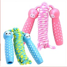 儿童木质跳绳小学生体能训练跳绳文体学生体育用品户外运动玩具