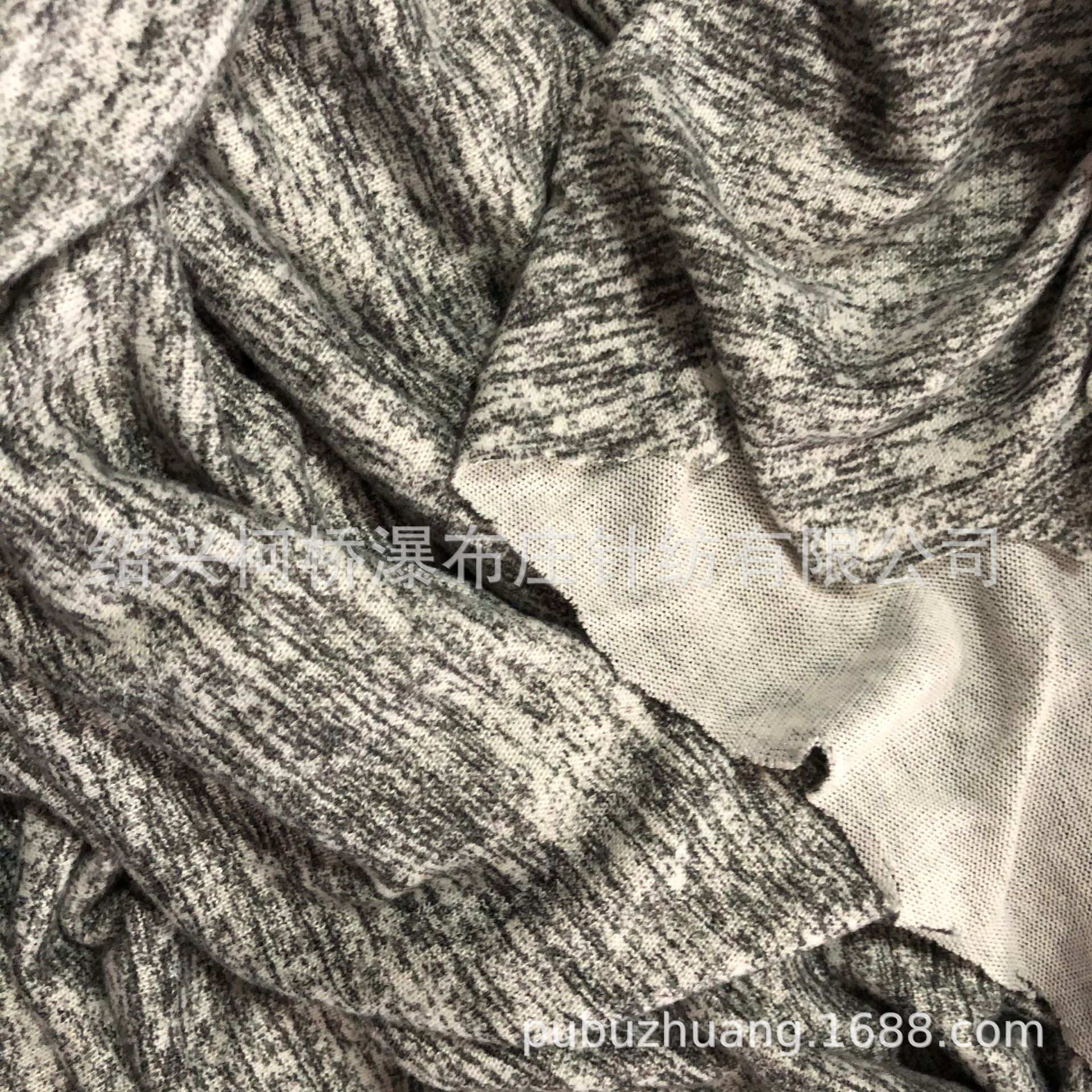 厂家直销针织95%涤纶5%氨纶 288F超柔睡衣仿阳离子印花面料