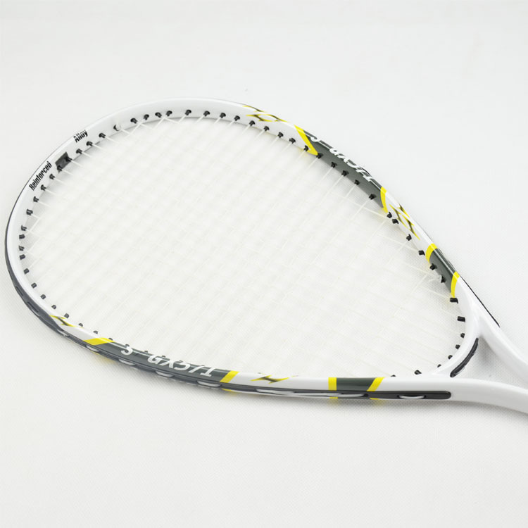 Squash Racket Aluminum Carbon Fiber Composite Integrated Light Beginner Training with Wire Racket Cover