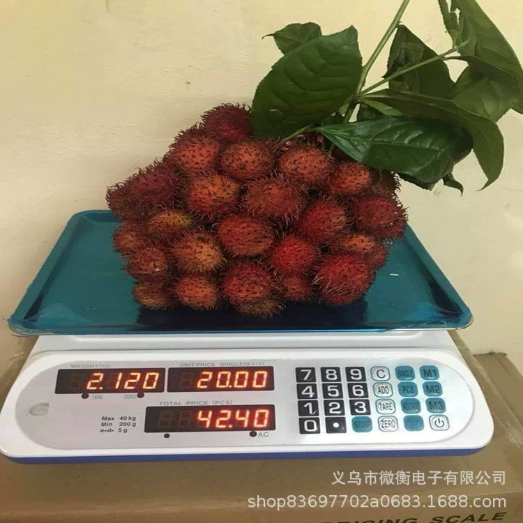 Электронные весы, английские настольные весы, 40 кг, ценные настольные весы, коммерческие килограммы для взвешивания фруктов, продажа овощей