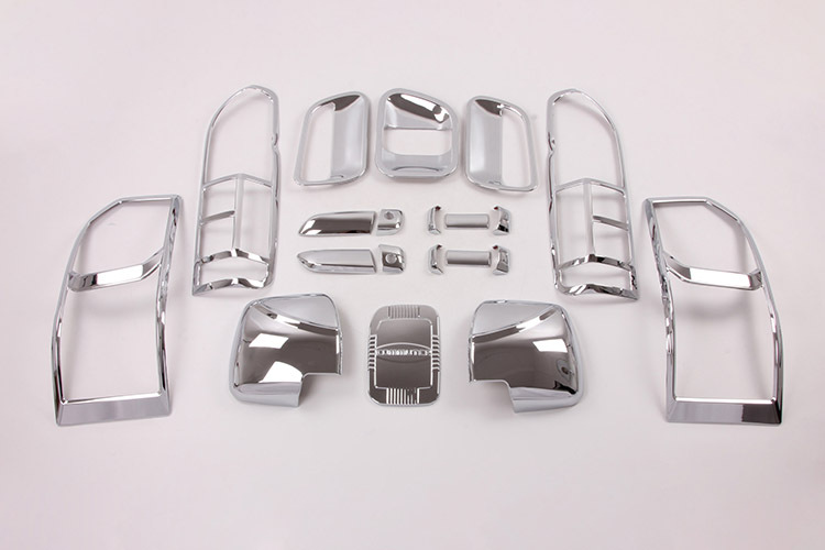 Suitable for 05 Hiace/Hiace Door Bowl Handle Headlight Taillight Cover Front and Rear Fog Light Fuel Tank Rearview Mirror Decorative Sticker