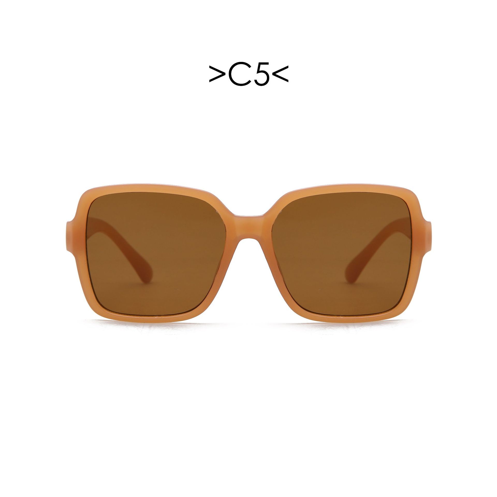 2020 gafas de sol de Marco grande de moda europeas y americanas gafas de sol de moda retro gafas de sol de color de jalea transfronteriza de moda para mujer