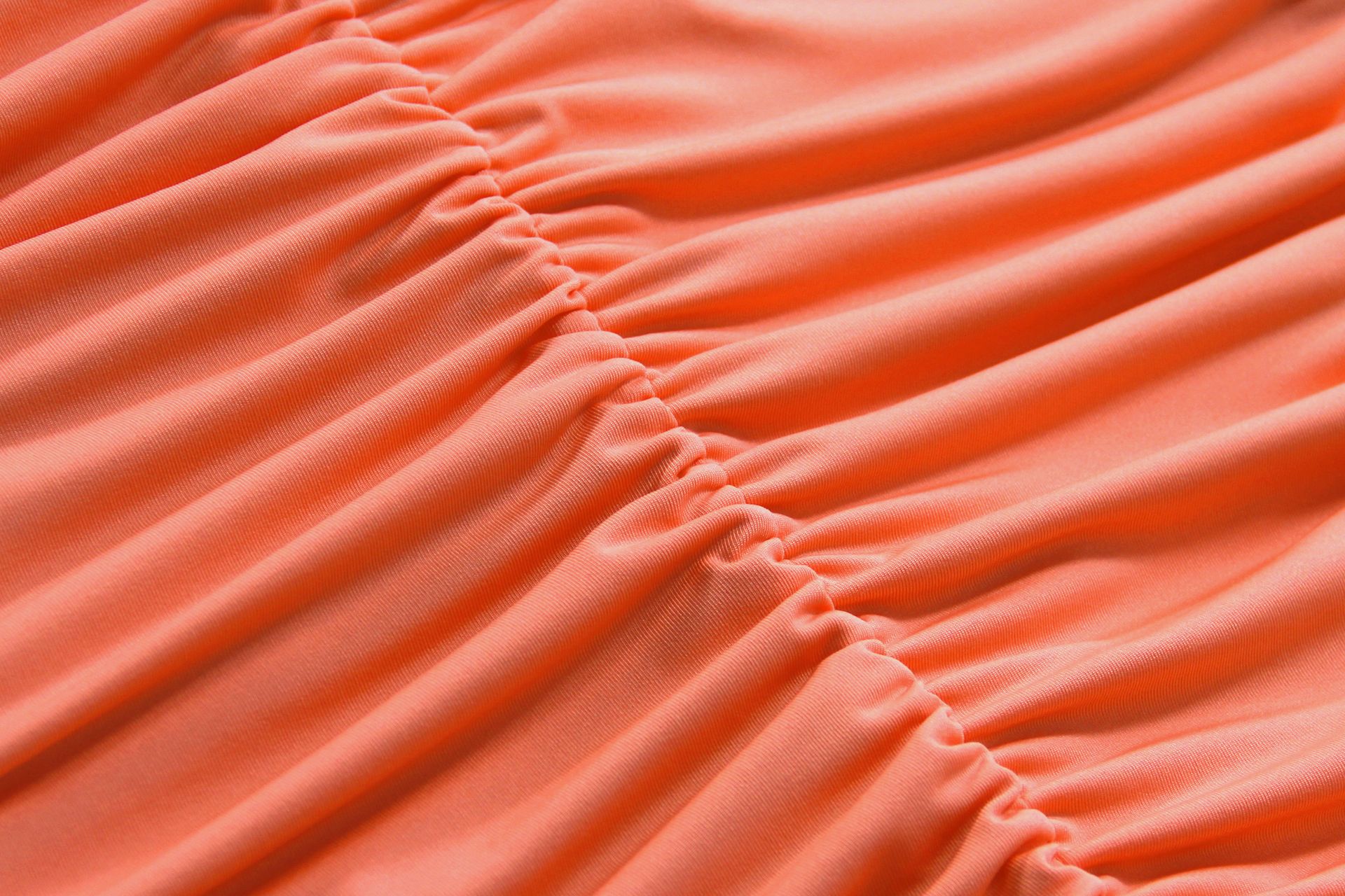 V-neck low-cut sling fold dress NSZY17806