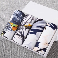 Men's underwear, men's boxer briefs, large size 200 pounds, men's new sexy sports shorts, breathable printed boxer briefs