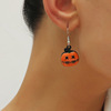 Genuine small design set, earrings, trend of season, halloween, European style