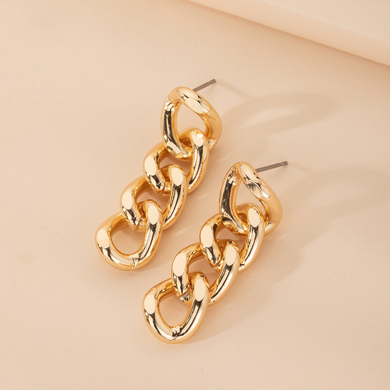 Aretes De Cadena Con Borlas Simples display picture 1