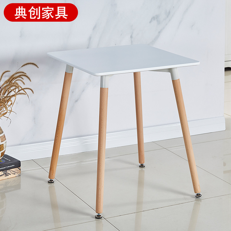 [네발사각테이블] 화이트 60*60*70