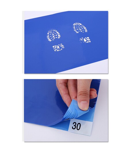 Removable dust-free purifying sticky mat FloorGuard Anti-Bacterial Peel Off Mat