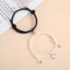 Magnetic bracelet for beloved suitable for men and women, woven accessory handmade, wholesale