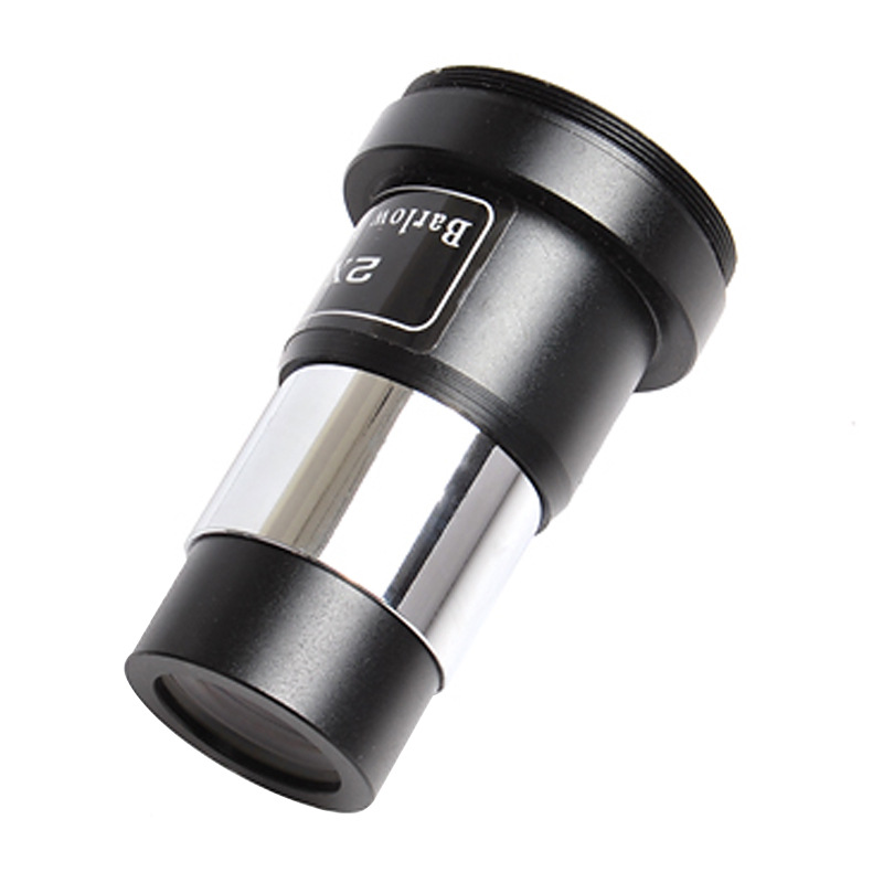 天文望远镜全金属消色差2X巴洛镜2倍增倍镜 带相机螺纹1.25英寸