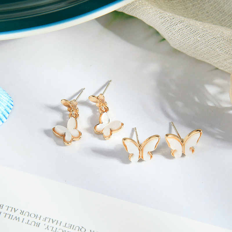 Fashion Earrings For Women Simple Wild Shell Earring Butterfly Earrings display picture 6